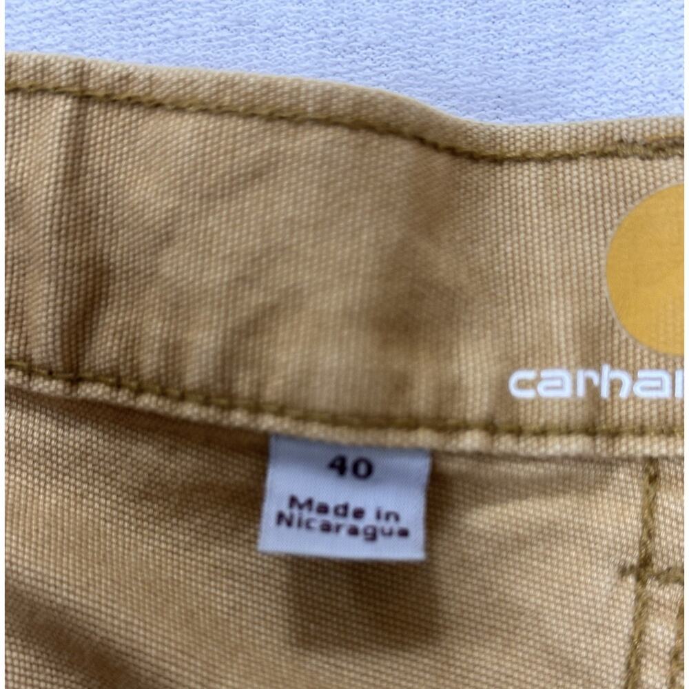 NEW Carhartt Men's Rigby Shorts Relaxed Fit Work Utility Canvas Rugged 40x10 NWT - Picture 5 of 11